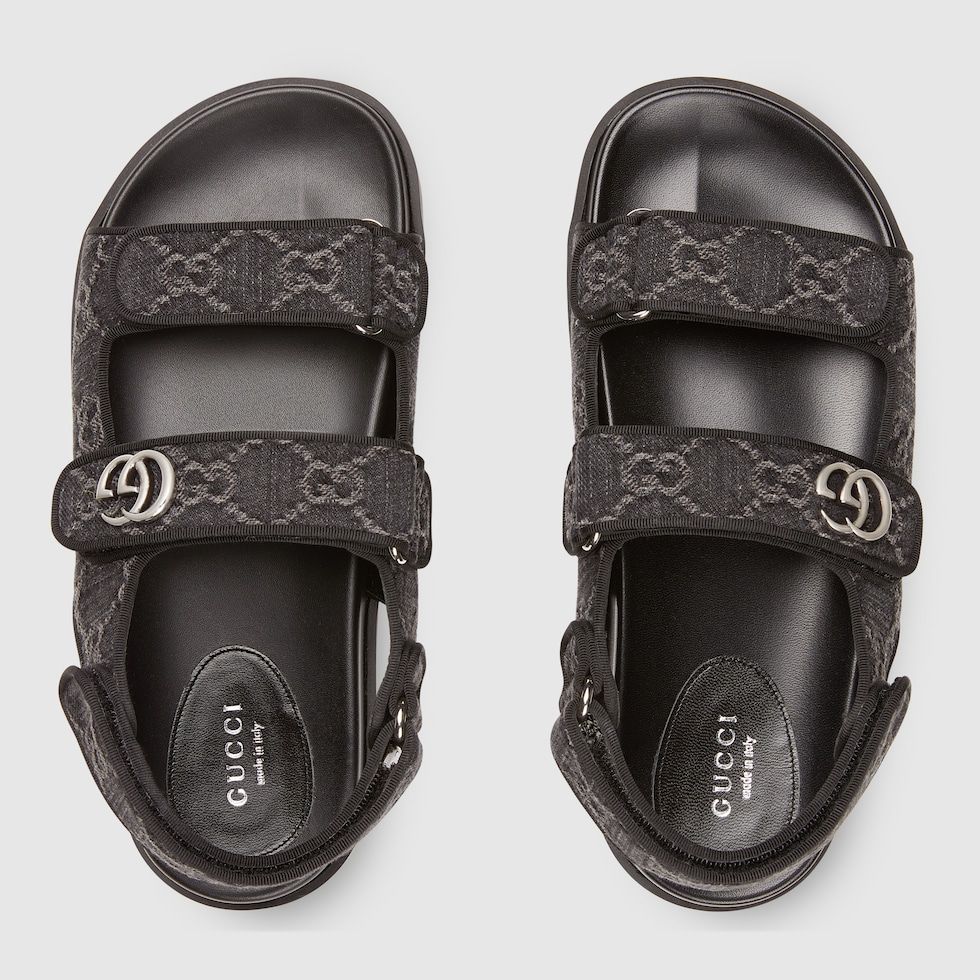 GUCCI WOMEN'S SANDAL WITH DOUBLE G
