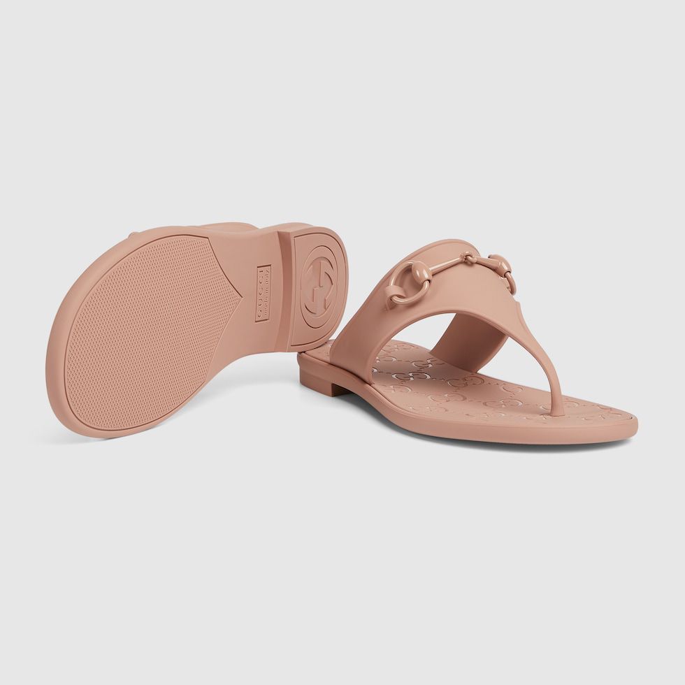 WOMEN'S THONG SANDAL WITH HORSEBIT