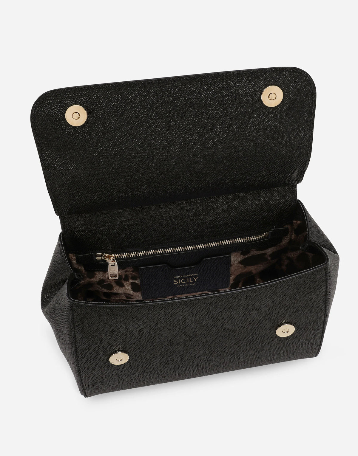 D&G Medium Sicily handbag in dauphine leather
