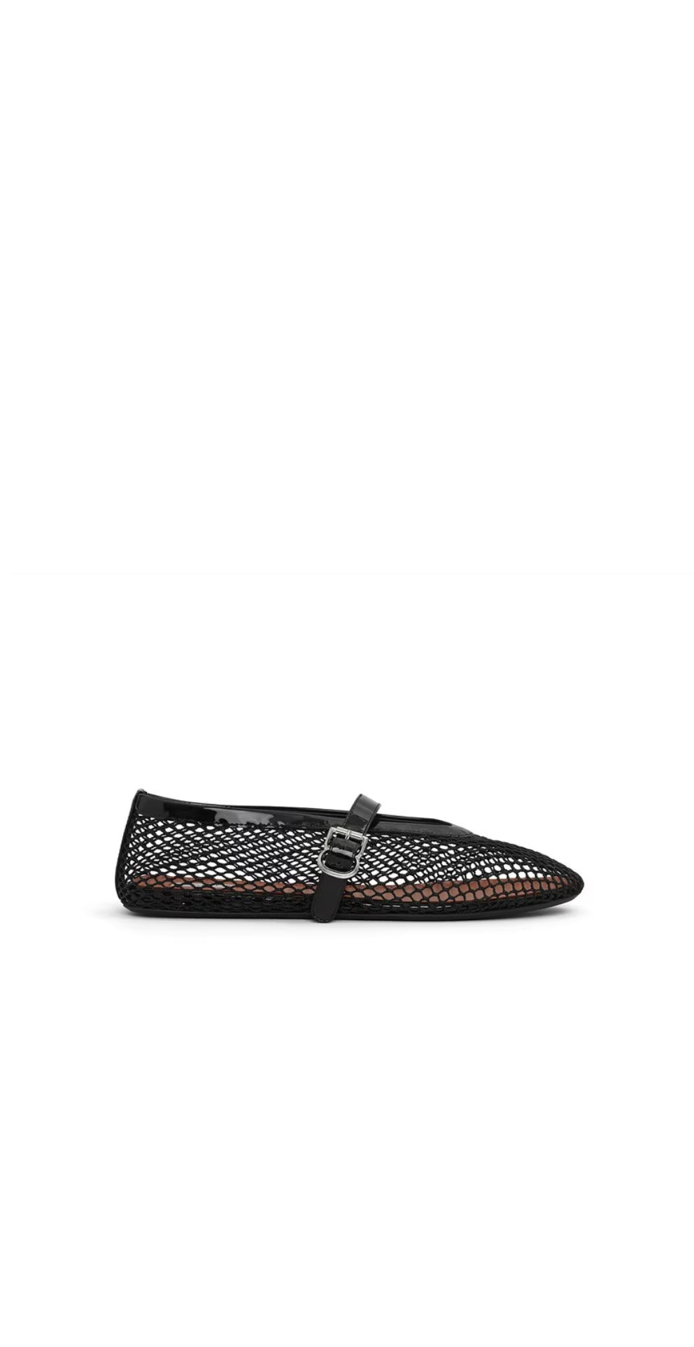 ALAÏA BALLET FLATS IN FISHNET